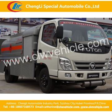 2 camion de distributeur d&#39;asphalte d&#39;Alxes Dongfeng 5cbm